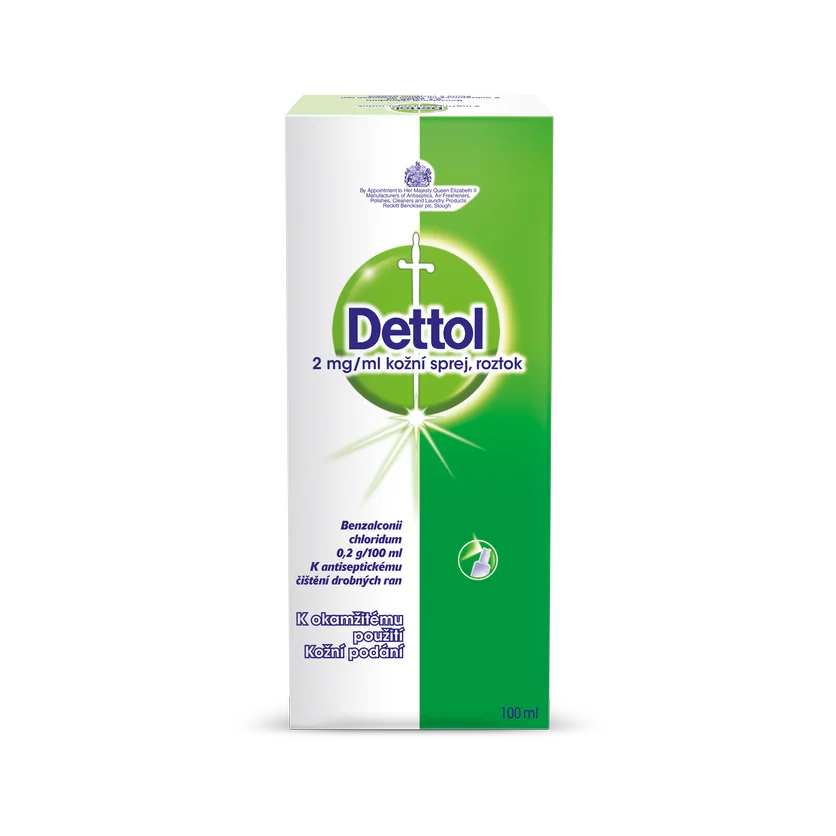 Dettol 0,2% antiseptický sprej 100 ml