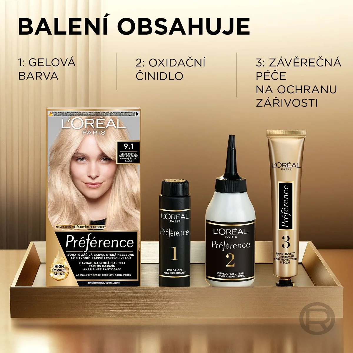 Loréal Paris Preference 3.66 intenzivní tmavá červená