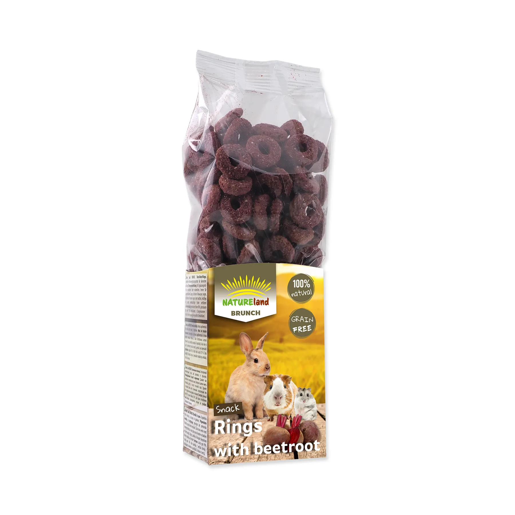 Nature Land Pochoutka Brunch řepové kroužky 105 g