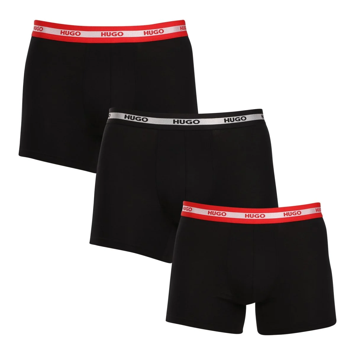 HUGO 3PACK pánské boxerky černé (50520475 962) XXL 