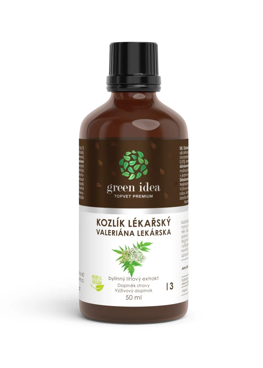 Green idea Kozlík lékařský bylinný extrakt 50 ml