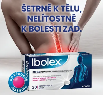 Ibolex šetrně k tělu, nelítostně k bolesti zad