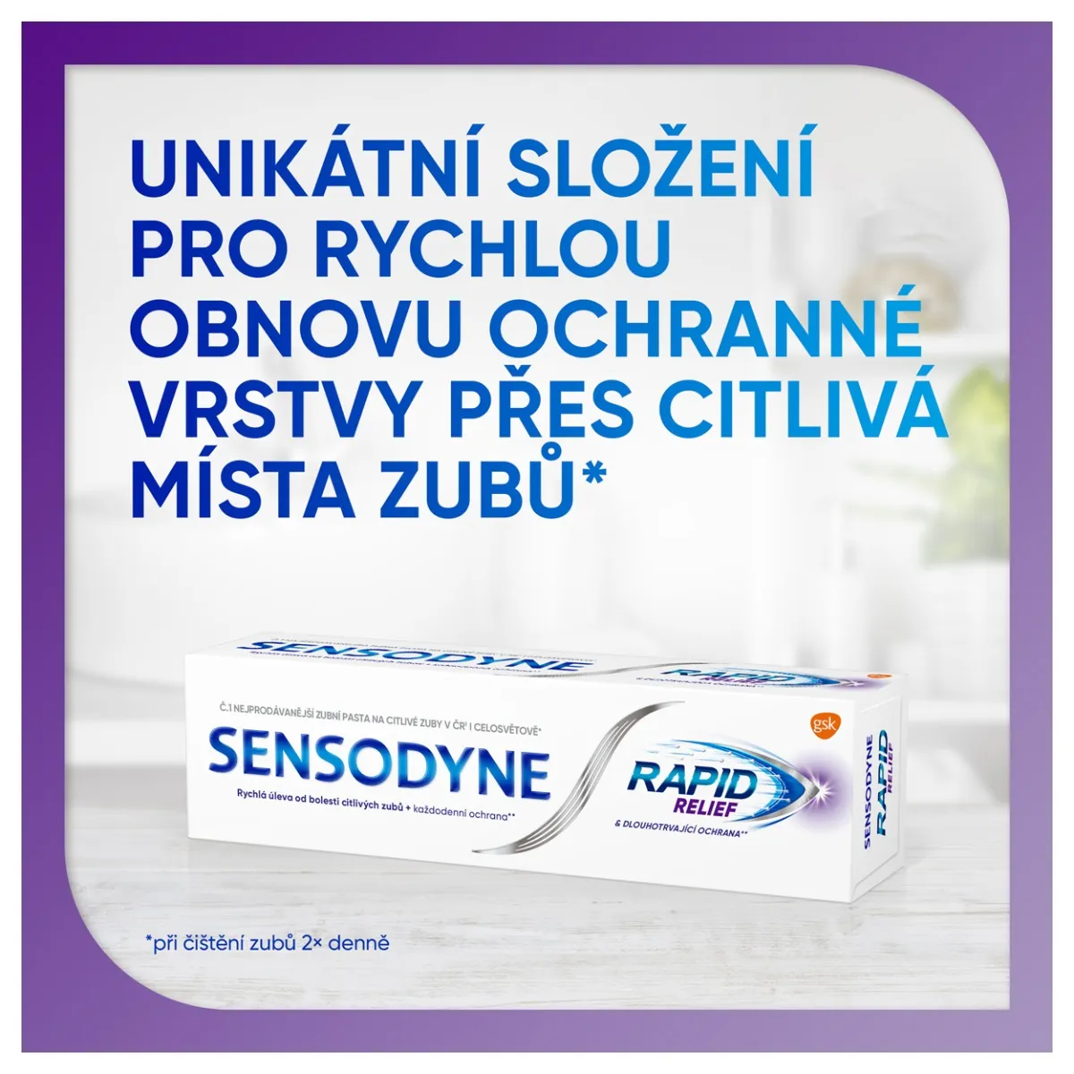 Sensodyne Rapid Relief zubní pasta 75 ml