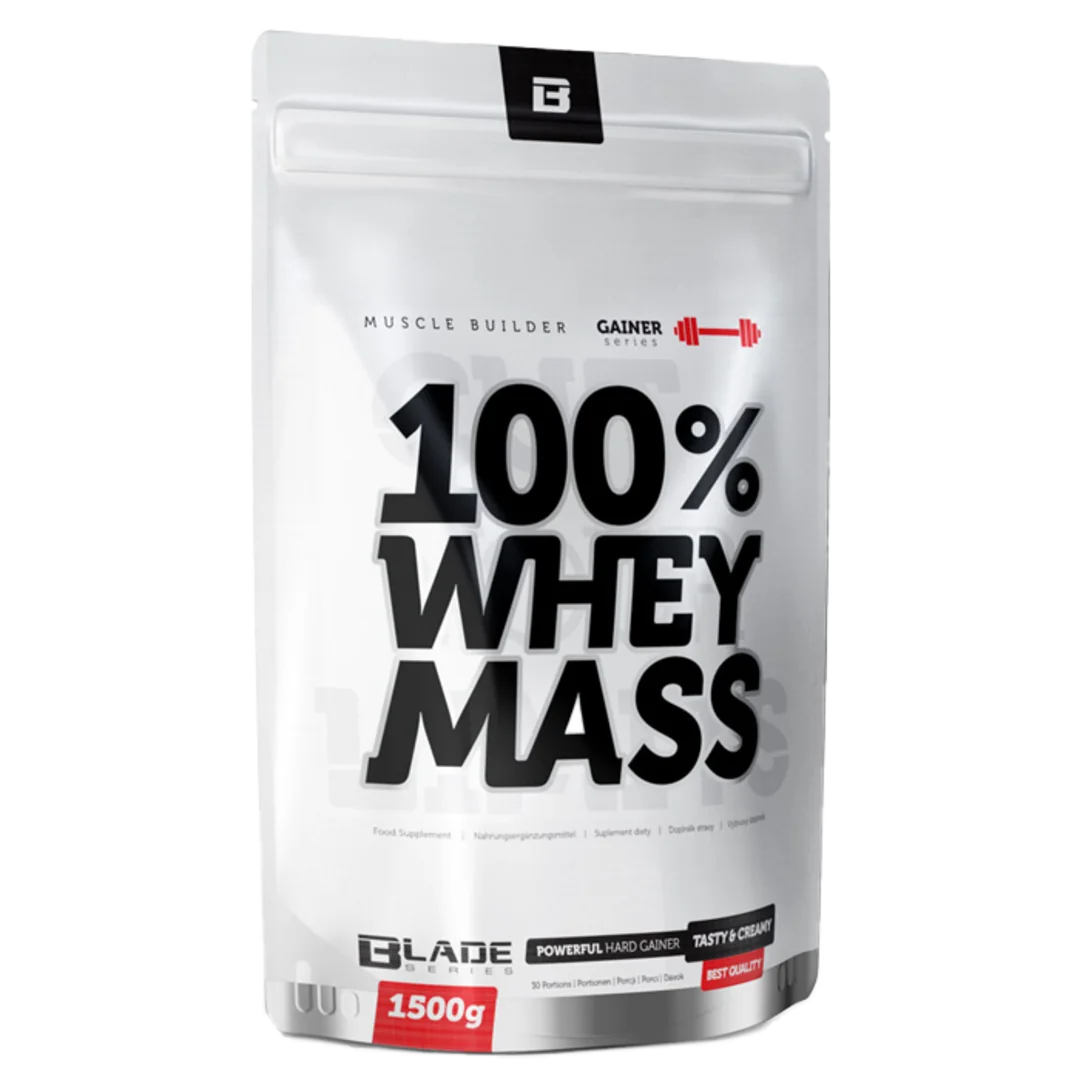 HiTec Nutrition 100% Whey mass gainer 1500g - bílá čokoláda