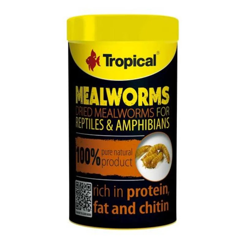 Tropical Meal worms 100ml/13g přírodní krmivo pro plazy