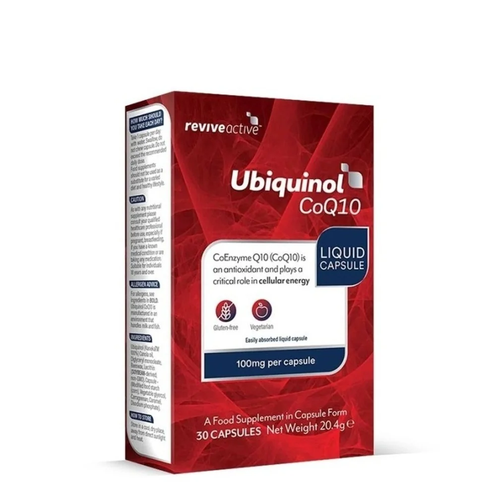 Revive Active Ubiquinol CoQ10 100 mg 30 kapslí