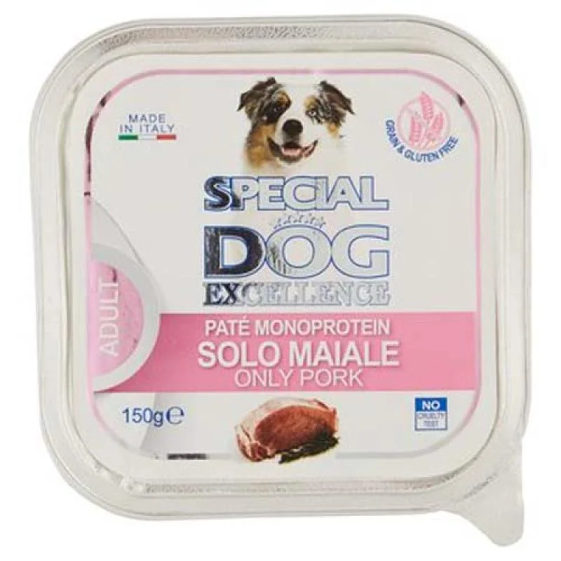 Monge SPECIAL DOG EXCELLENCE pate MONOPROTEIN čistě vepřové 150g grain free vanič