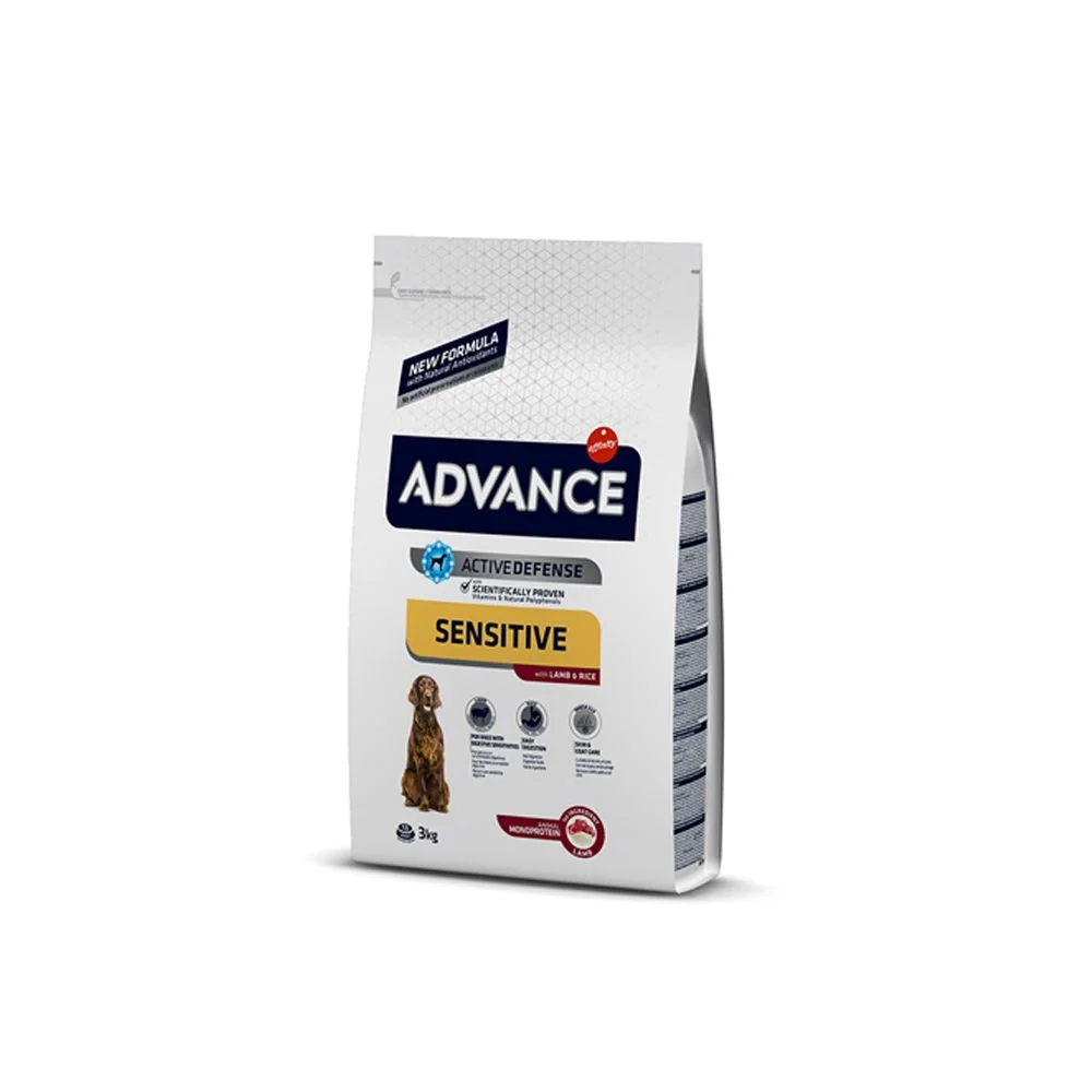 Advance Dog Sensitive jehně a rýže 3 kg