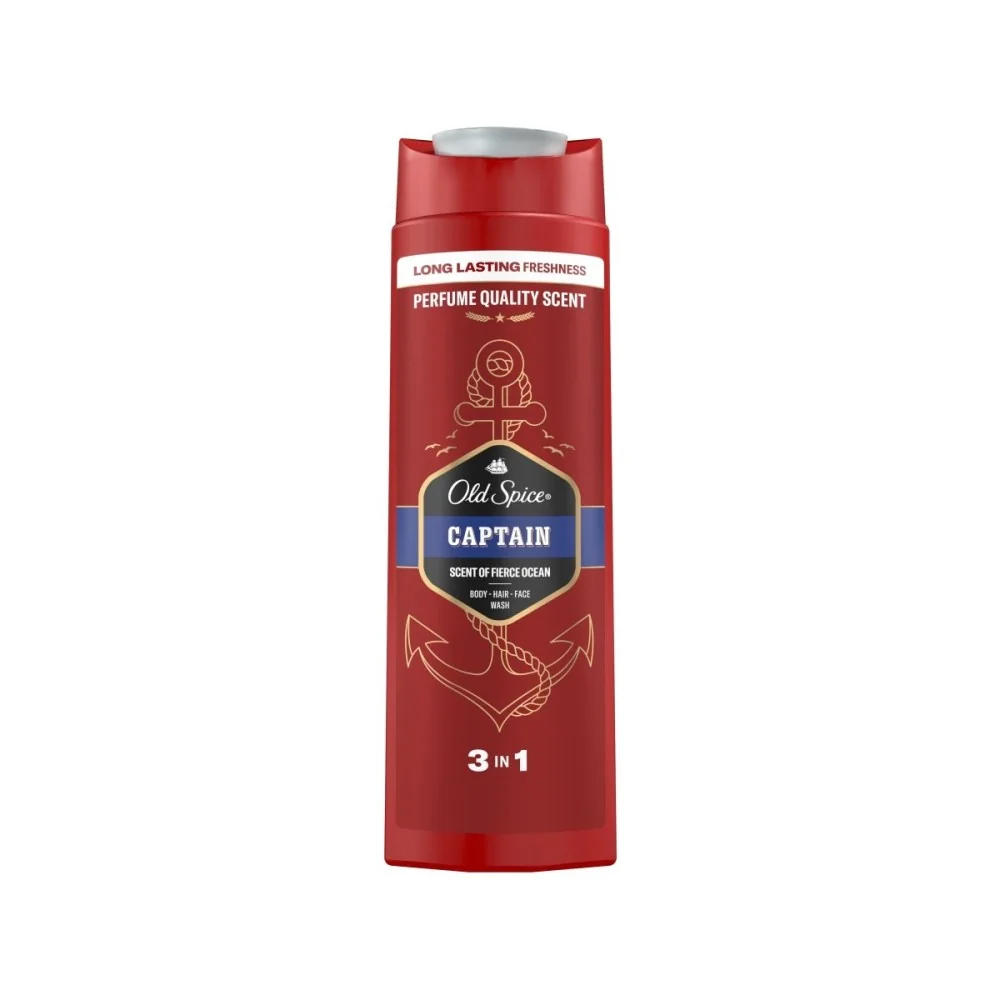 Old Spice Captain Pánský sprchový gel a šampon 400 ml