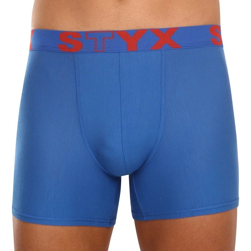 Styx 3PACK pánské boxerky long sportovní guma vícebarevné (3U96789) XXL 