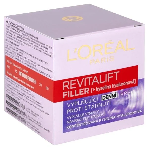 Loréal Paris Revitalift Filler [HA] vyplňující denní krém proti vráskám 50 ml