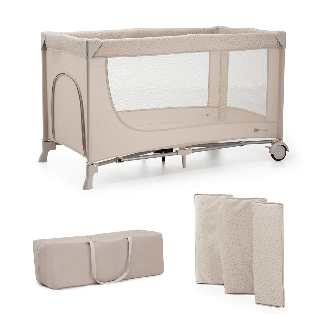 Kinderkraft Postýlka cestovní Joy 2 Beige