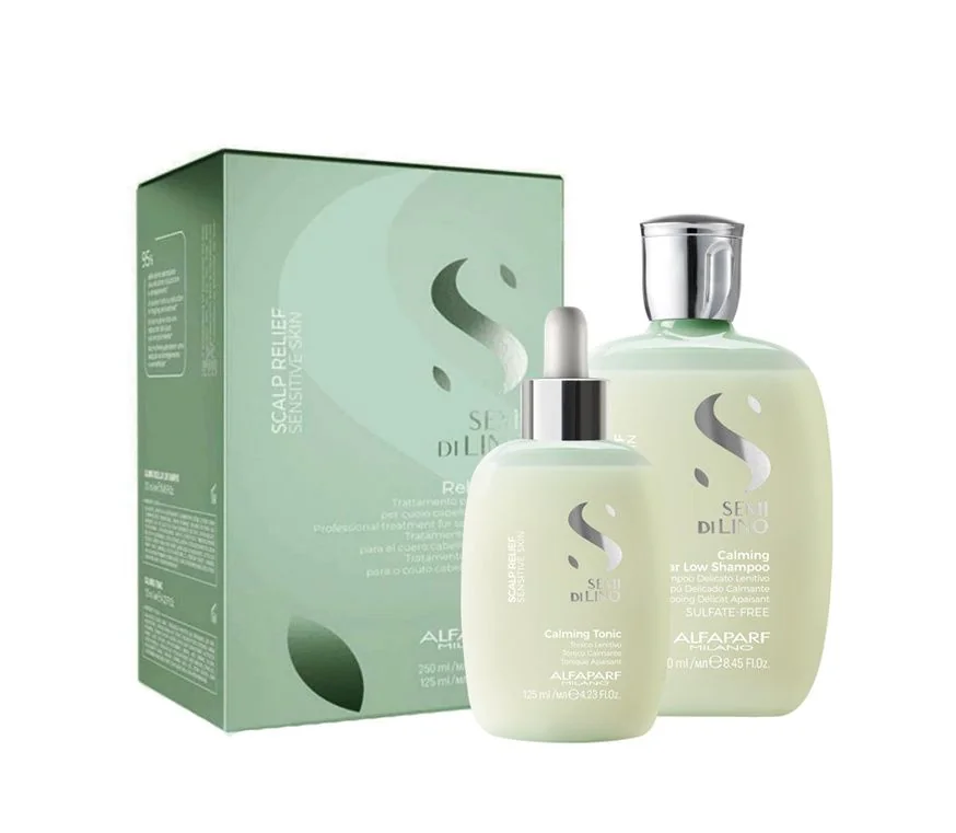 Alfaparf Milano Semi di Lino Scalp Relief set pro citlivou pokožku hlavy