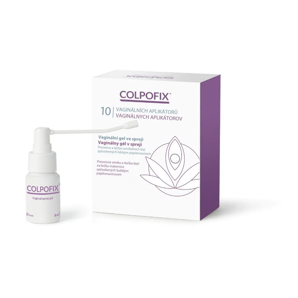 Colpofix Vaginální gel ve spreji 20 ml +10 vaginálních aplikátorů