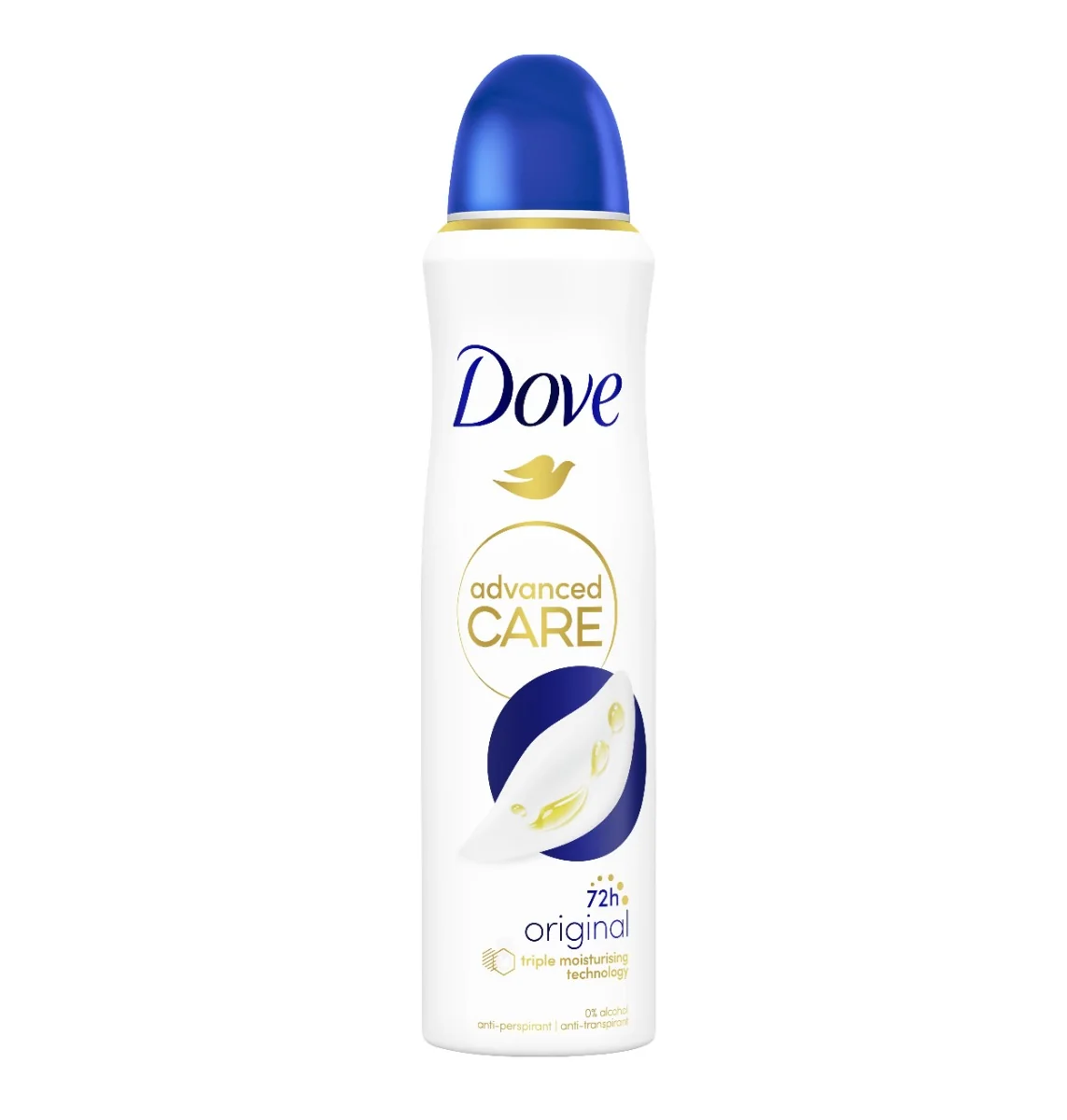 Dove Advanced Care Original antiperspirant ve spreji 150 ml