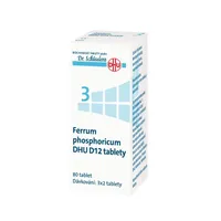 Schüsslerovy soli Ferrum phosphoricum DHU D12