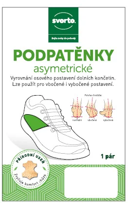 Svorto 047 Podpatěnky asymetrické vel. 40–42 1 pár