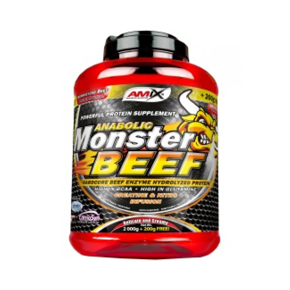 Amix Nutrition Anabolic Monster Beef Protein 1kg - jahoda, banán