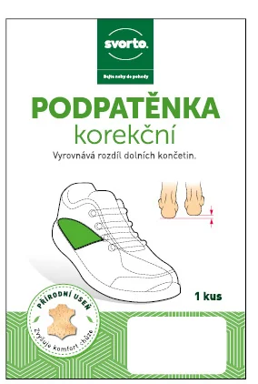 Svorto 017/d Podpatěnka korekční 2 cm 33–36 1 ks