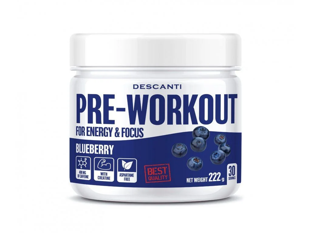 DESCANTI Pre Workout blueberry 222 g