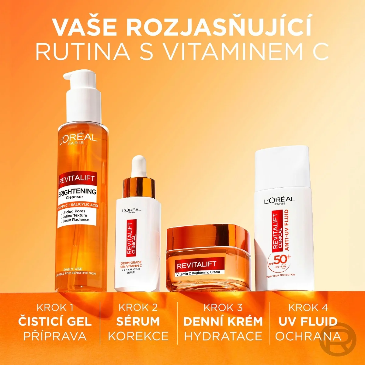 Loréal Paris Revitalift Vitamin C pleťový krém 50 ml