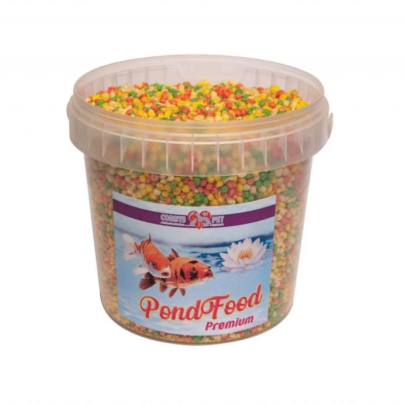 Cobbyspet POND GRANULES COLOUR SMALL 1l / 100g kbelík 