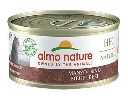 Almo Nature HFC Natural Hovězí doplňkové krmivo pro kočky 70 g