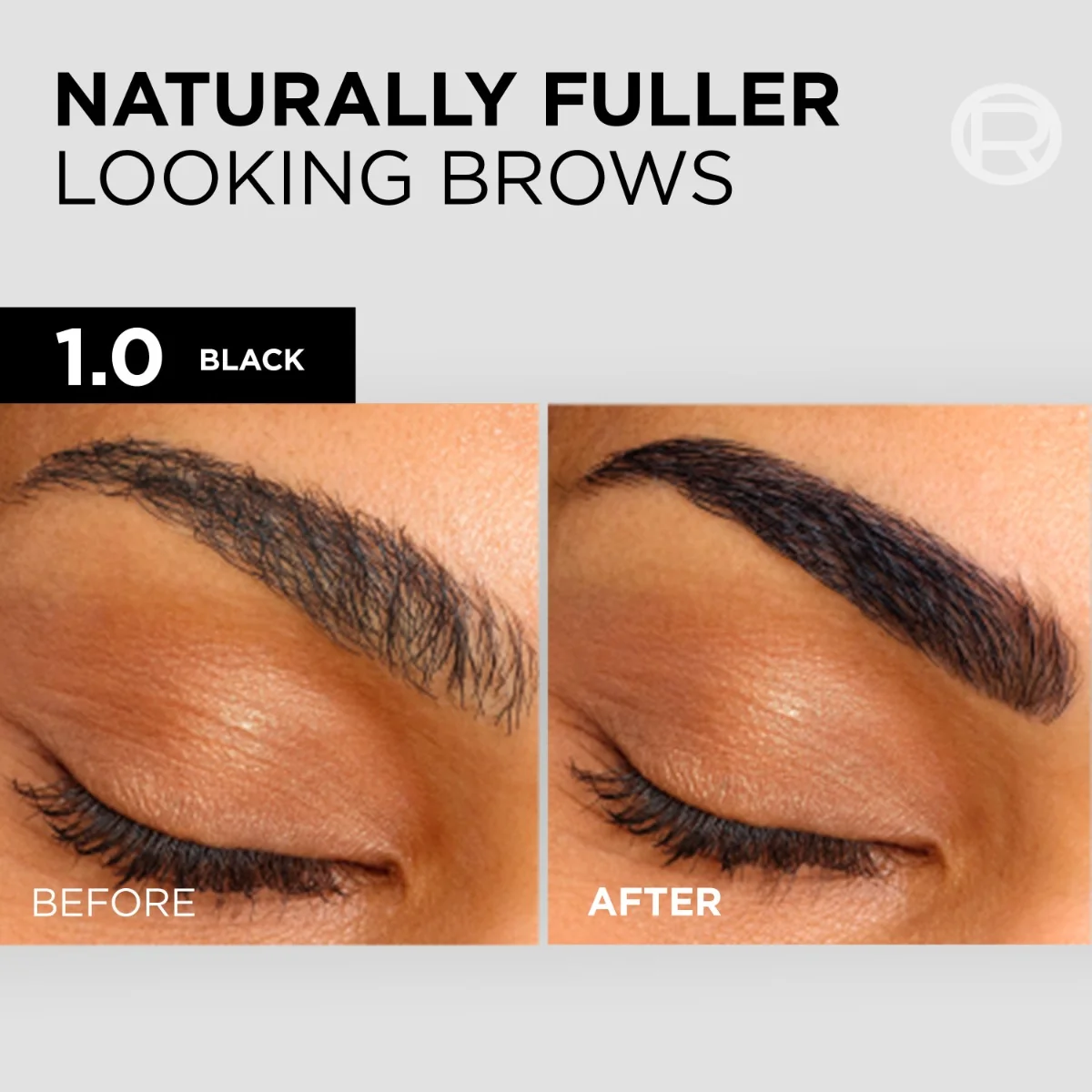 Loréal Paris Brow Color 1.0 Black semi-permanentní barva na obočí 1 ks