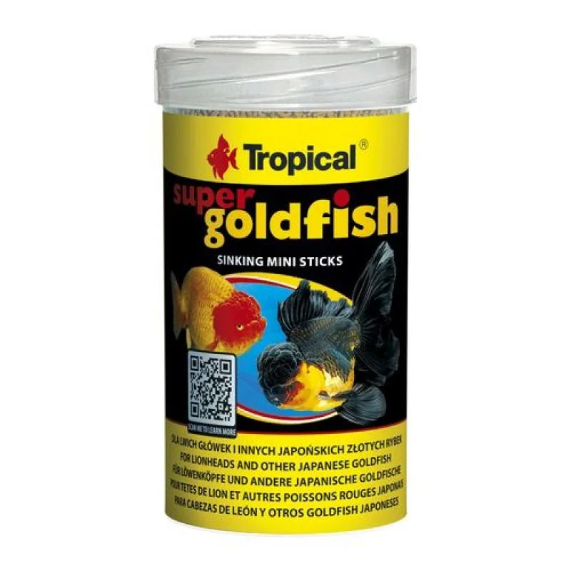 Tropical Super Goldfish Mini Sticks 100ml/60g krmivo pro závojnatky 