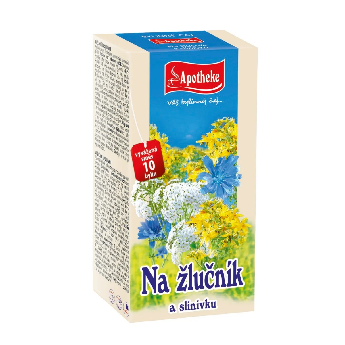 Apotheke Na žlučník a slinivku čaj nálevové sáčky 20x1,5 g