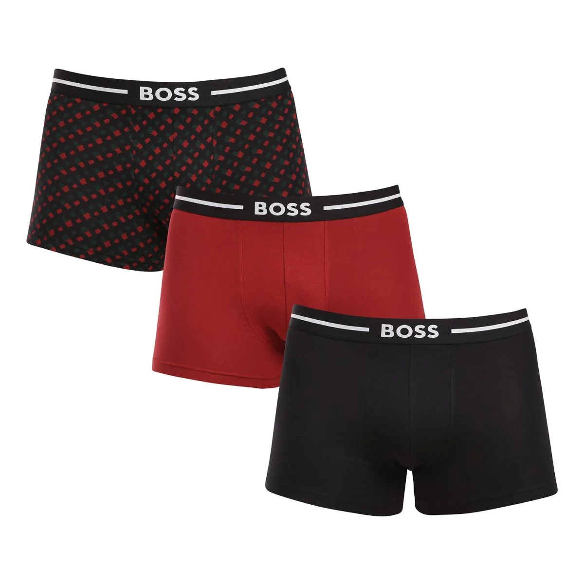 BOSS 3PACK pánské boxerky vícebarevné (50517836 977) XL 