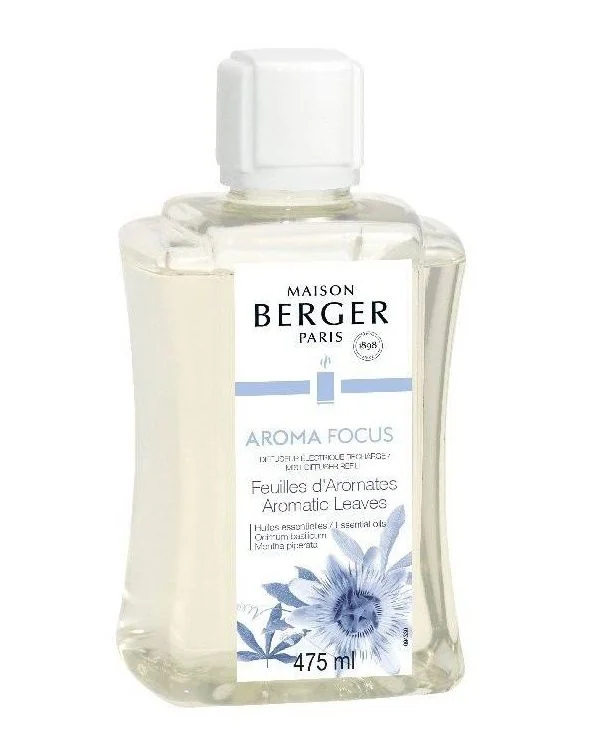 Maison Berger Paris Aroma Náplň do elektrického difuzéru Focus Aromatické listí 475 ml