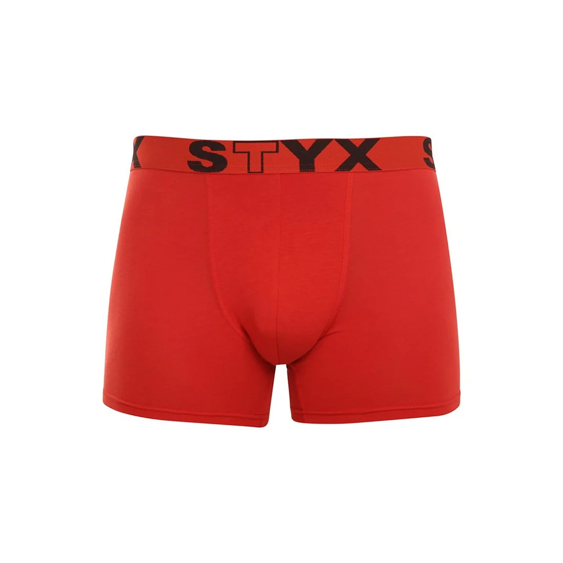 Styx Pánské boxerky long sportovní guma červené (U1064) M 