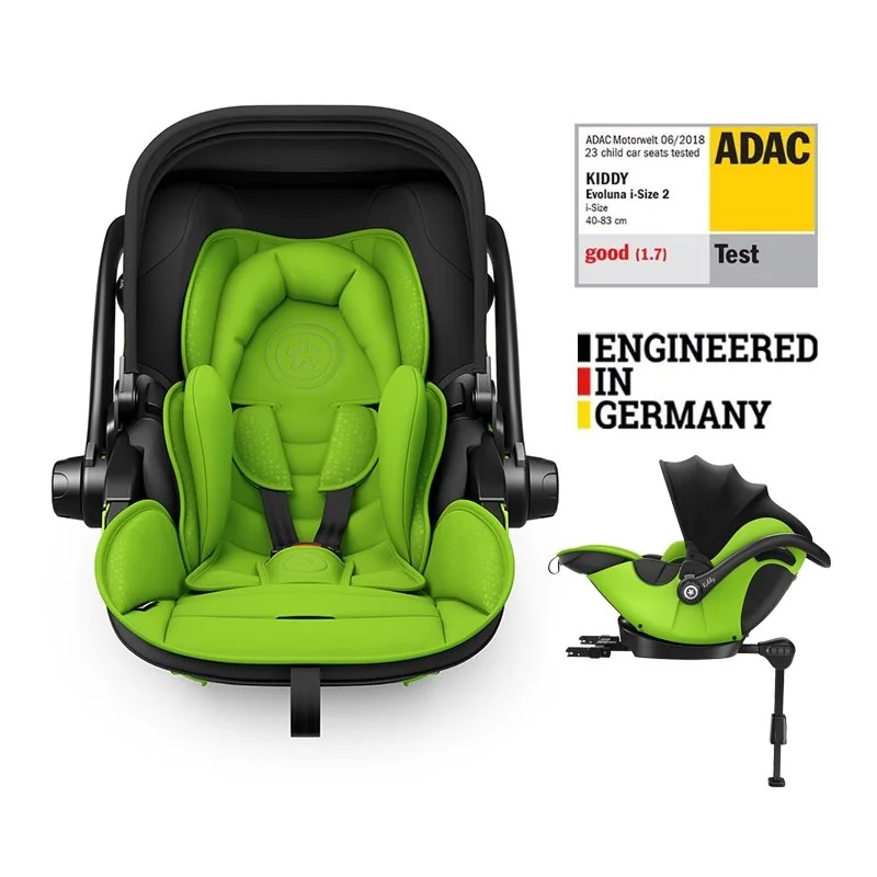 KIDDY Autosedačka Evoluna i-size 2 + Isofix základna 40-83 cm Spring Green 