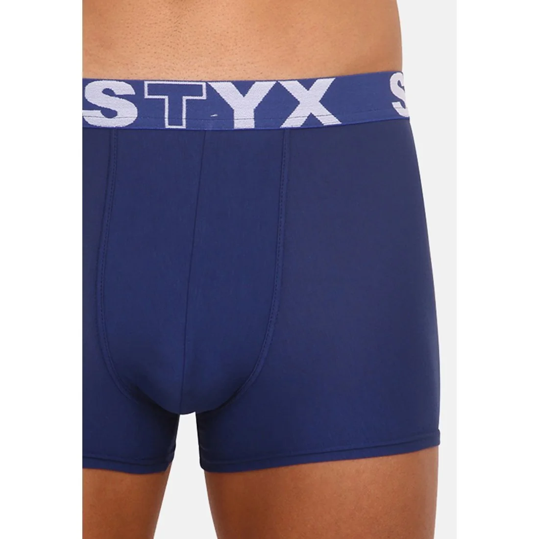 Styx 3PACK pánské boxerky sportovní guma tmavě modré (3G968) XL 