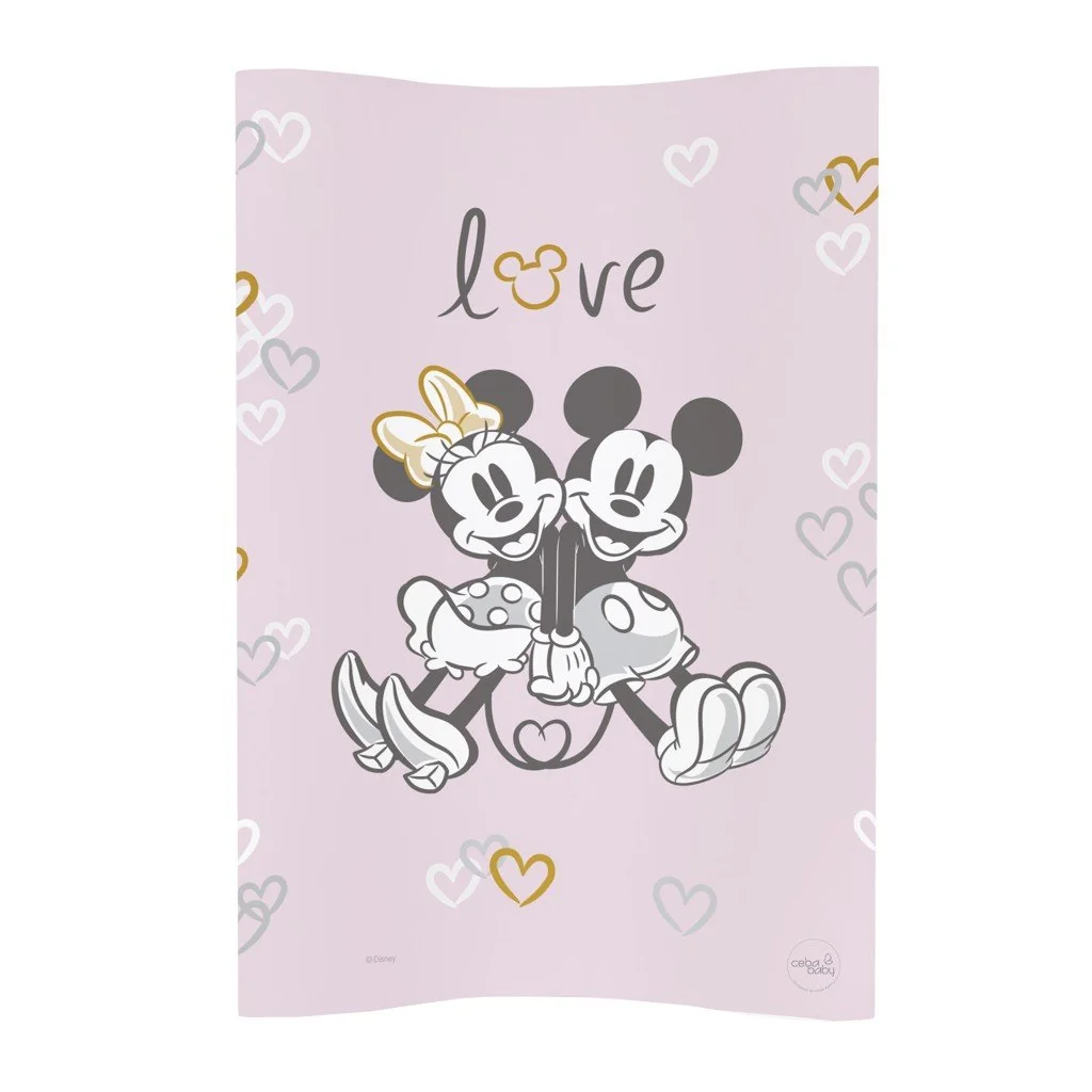 Ceba Podložka přebalovací měkká COSY (50x70) Disney Minnie & Mickey Pink