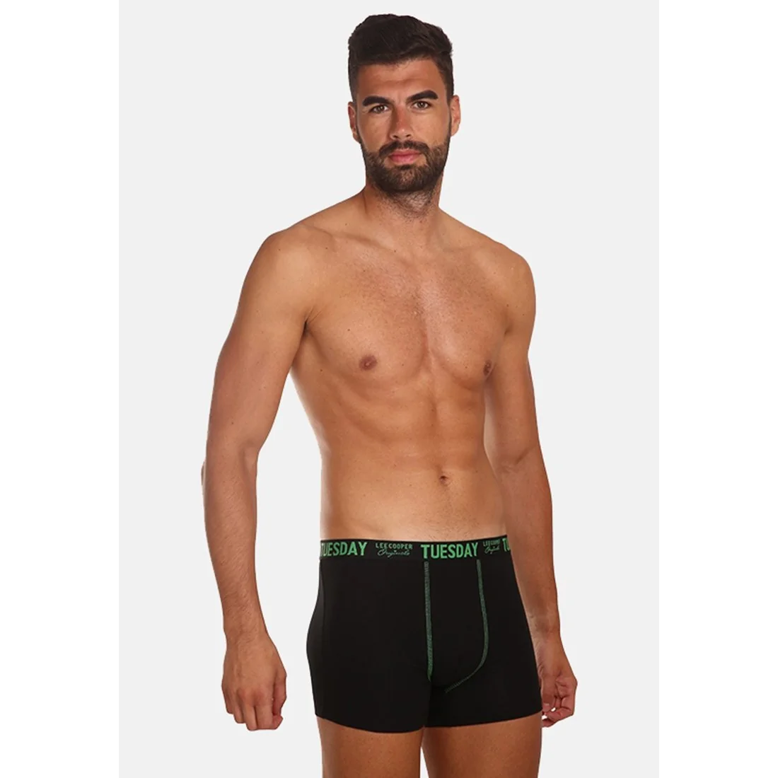 Lee Cooper 7PACK pánské boxerky černé (LCUBOX7P0110-1769913) M 