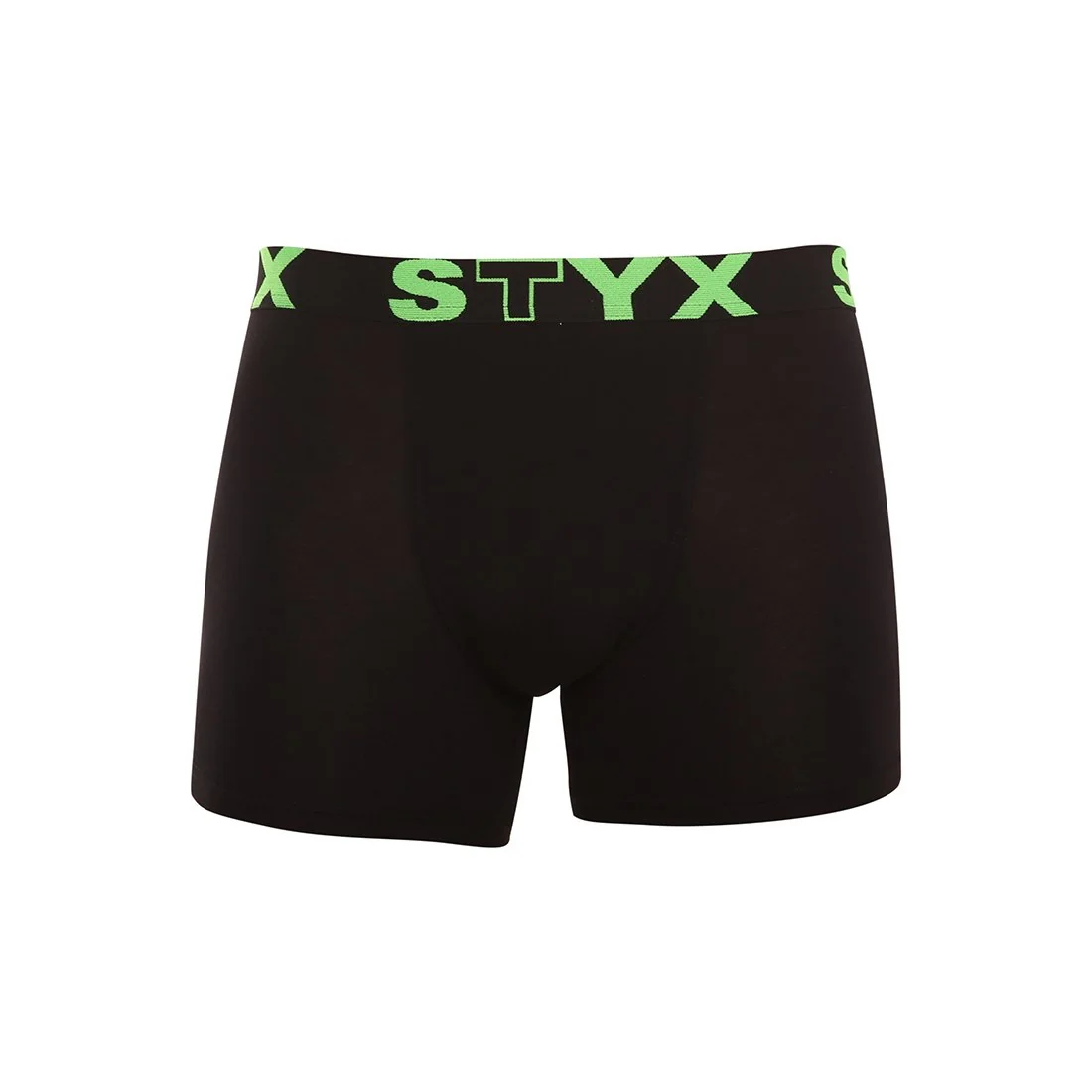 Styx Pánské boxerky long sportovní guma černé (U962) XXL