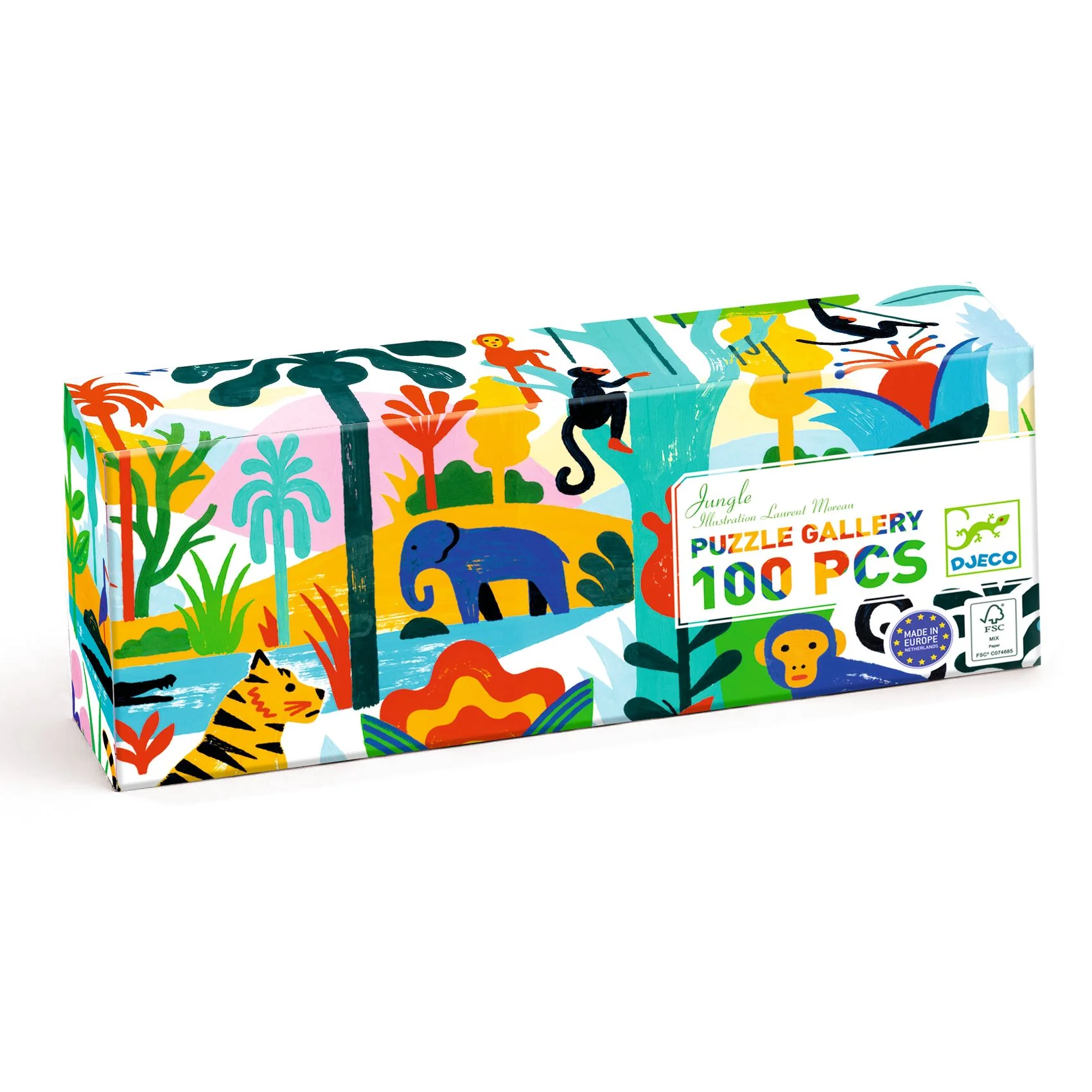 Djeco Puzzle Jungle - 100 pcs 