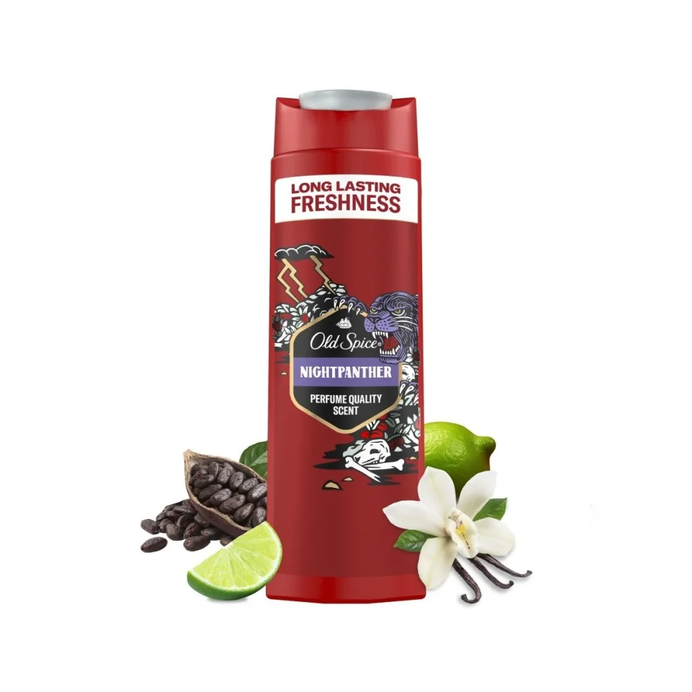 Old Spice NightPanther Pánský sprchový gel a šampon 400 ml