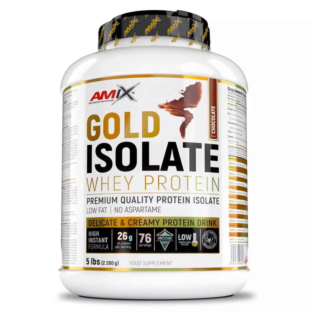 Amix Nutrition Gold Whey Protein Isolate 2280g - bez příchutě