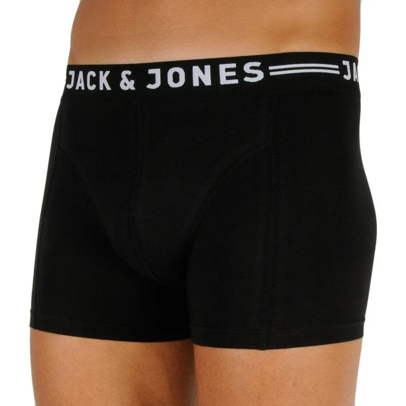 Jack and Jones 3PACK pánské boxerky černé (12171944) XXL 