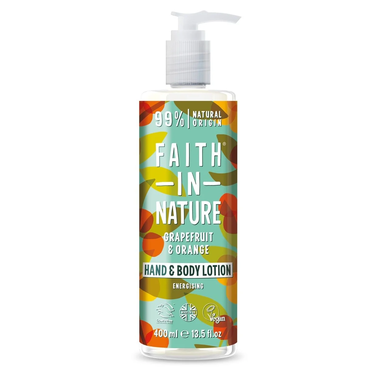 Faith in Nature Mléko na tělo a ruce Grapefruit & pomeranč 400 ml