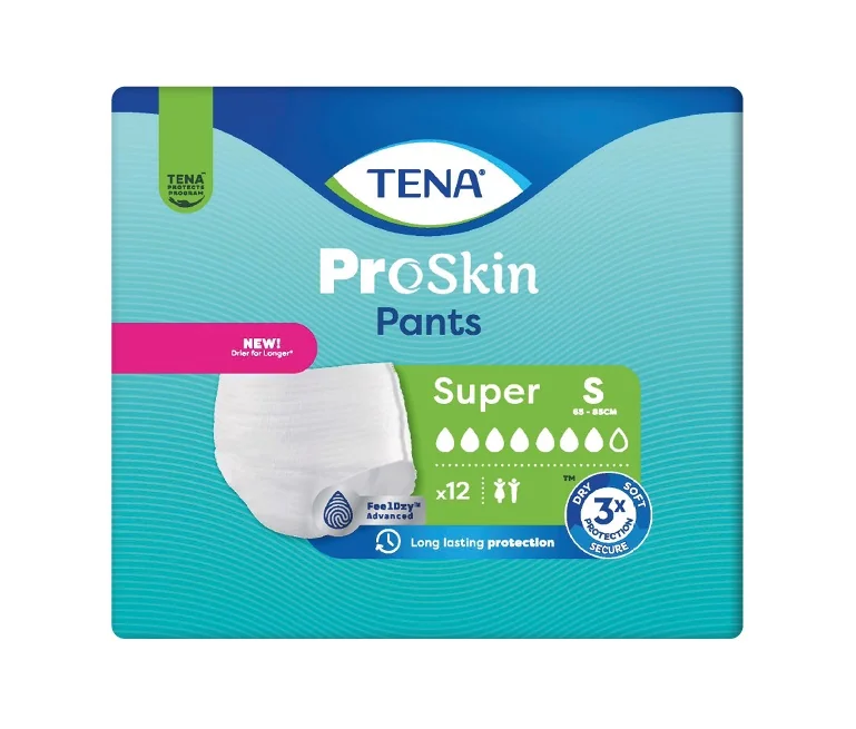 Tena Pants ProSkin Super S inkontinenční kalhotky 12 ks