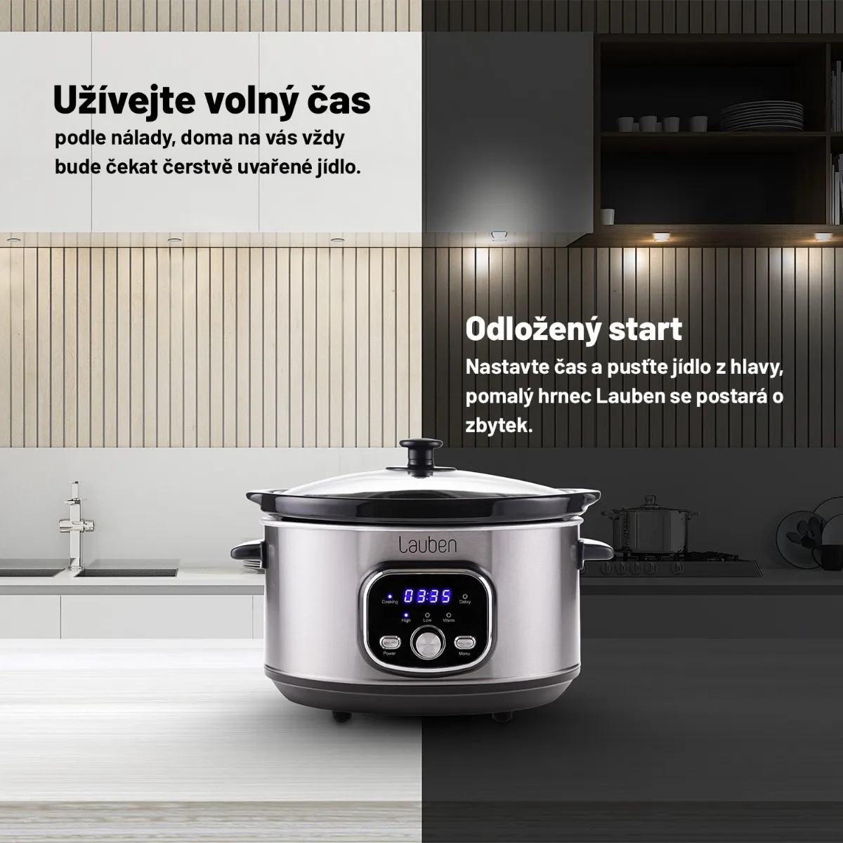 Lauben Slow Cooker 3500SB pomalý hrnec