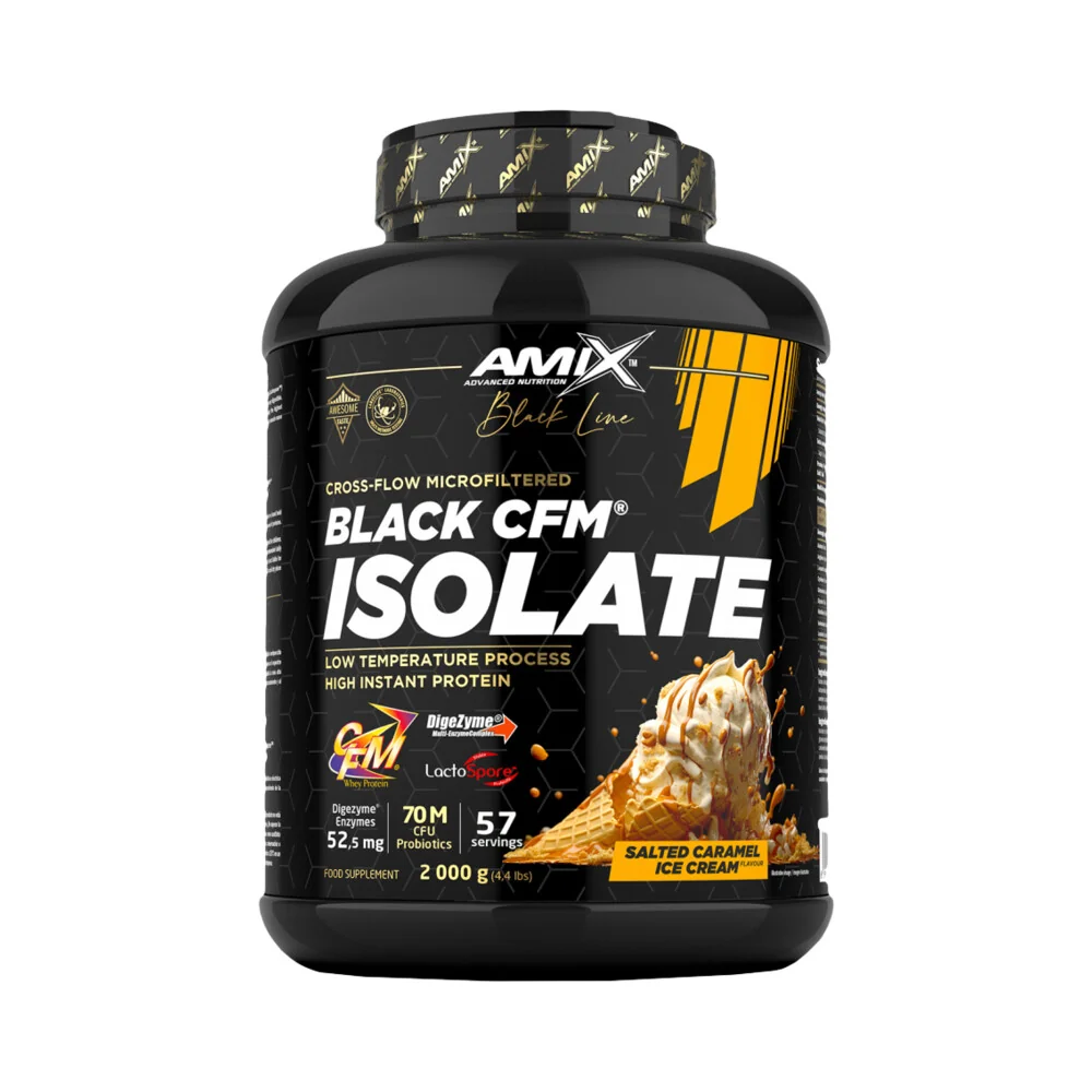 Amix Nutrition Black CFM Isolate 2000g - mango, ananas