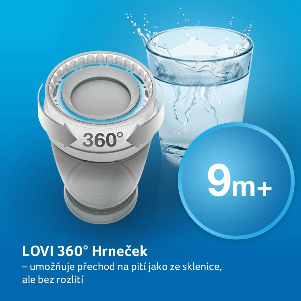 LOVI Hrneček 360 I LOVE 9m+ 250 ml