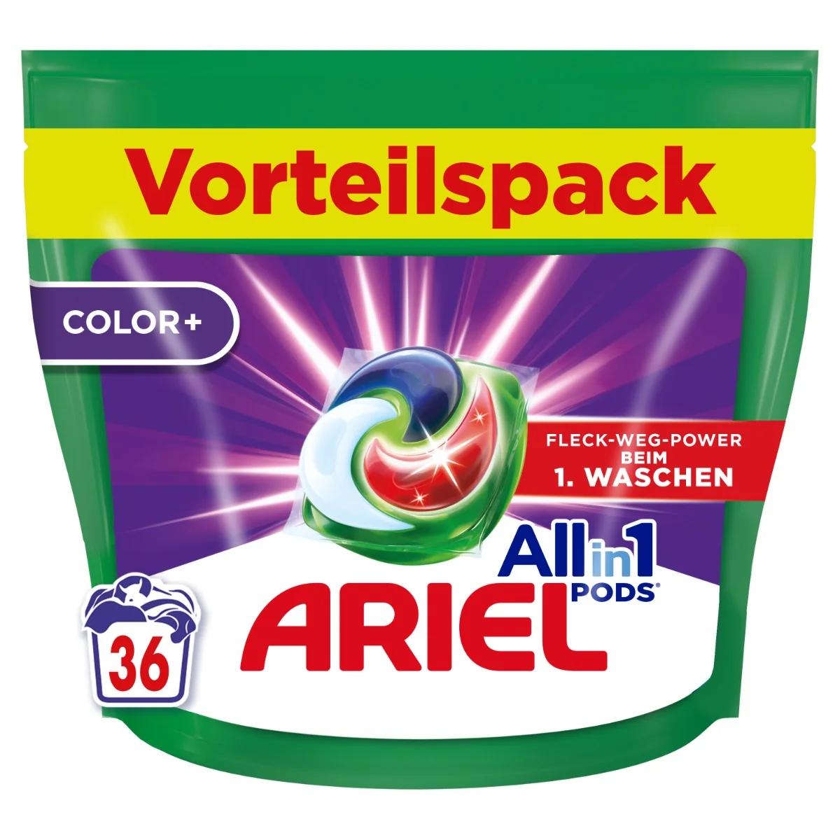 Ariel Color Plus Prací kapsle 36 ks