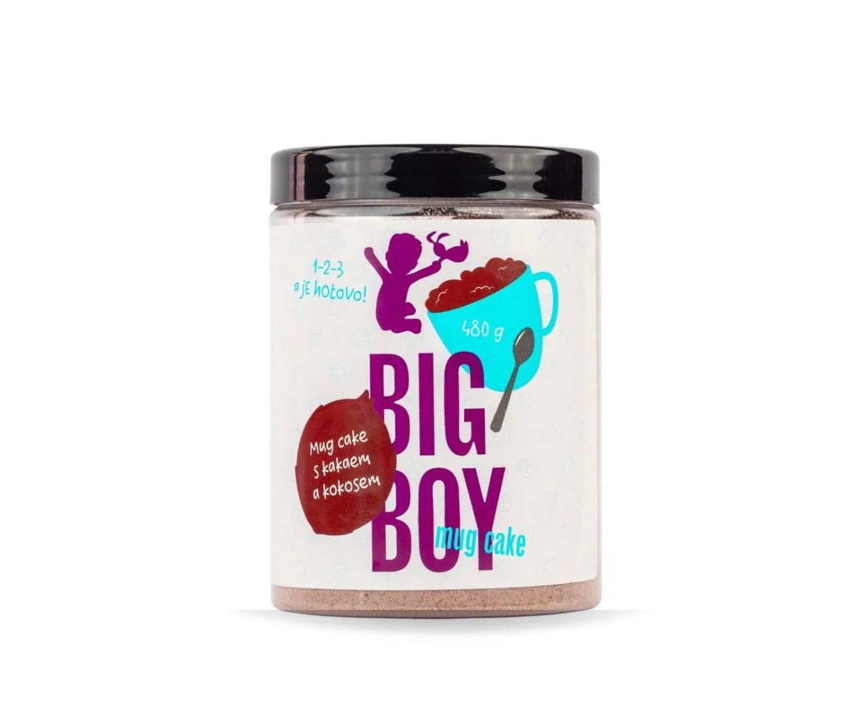 BIG BOY Mug Cake kakao a kokos 480 g