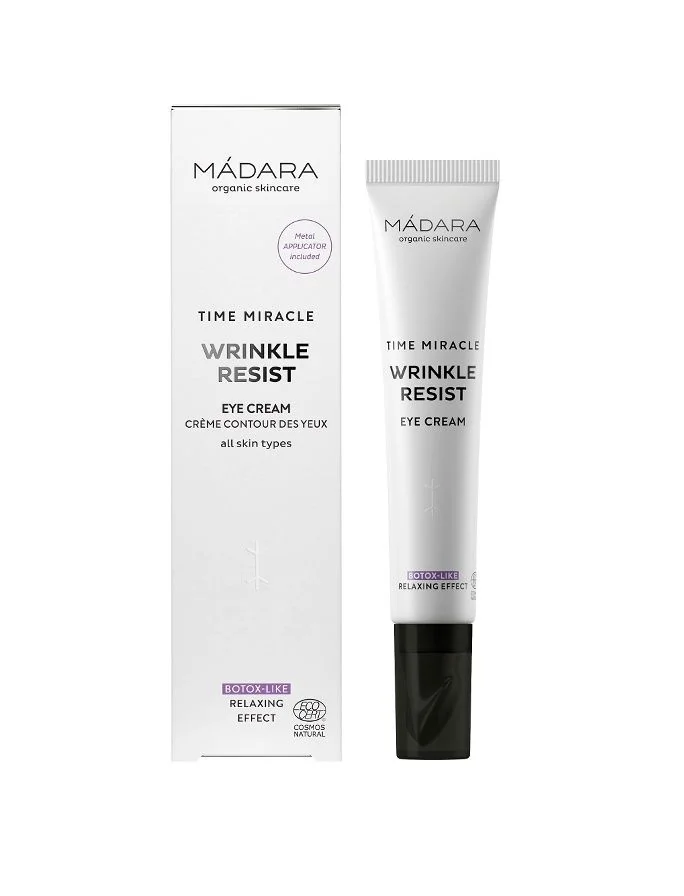 MÁDARA TIME MIRACLE Wrinkle Resist vyhlazující oční krém s aplikátorem 20 ml